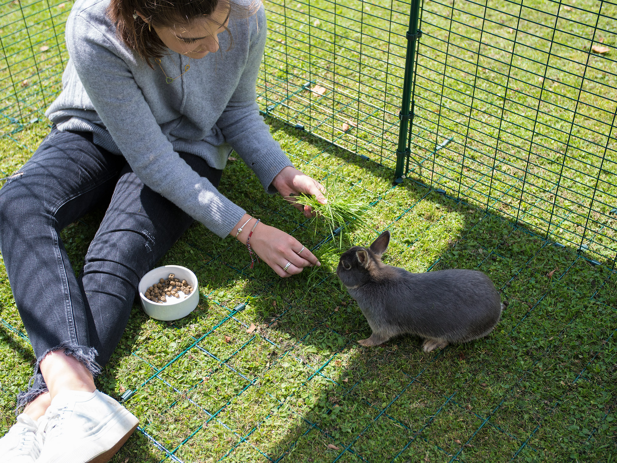 The Underfloor Mesh provides added security. 