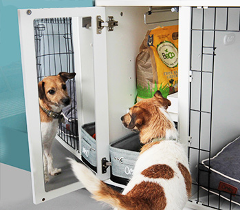 Ein Spiegel an der Garderobentür des Fido Studio