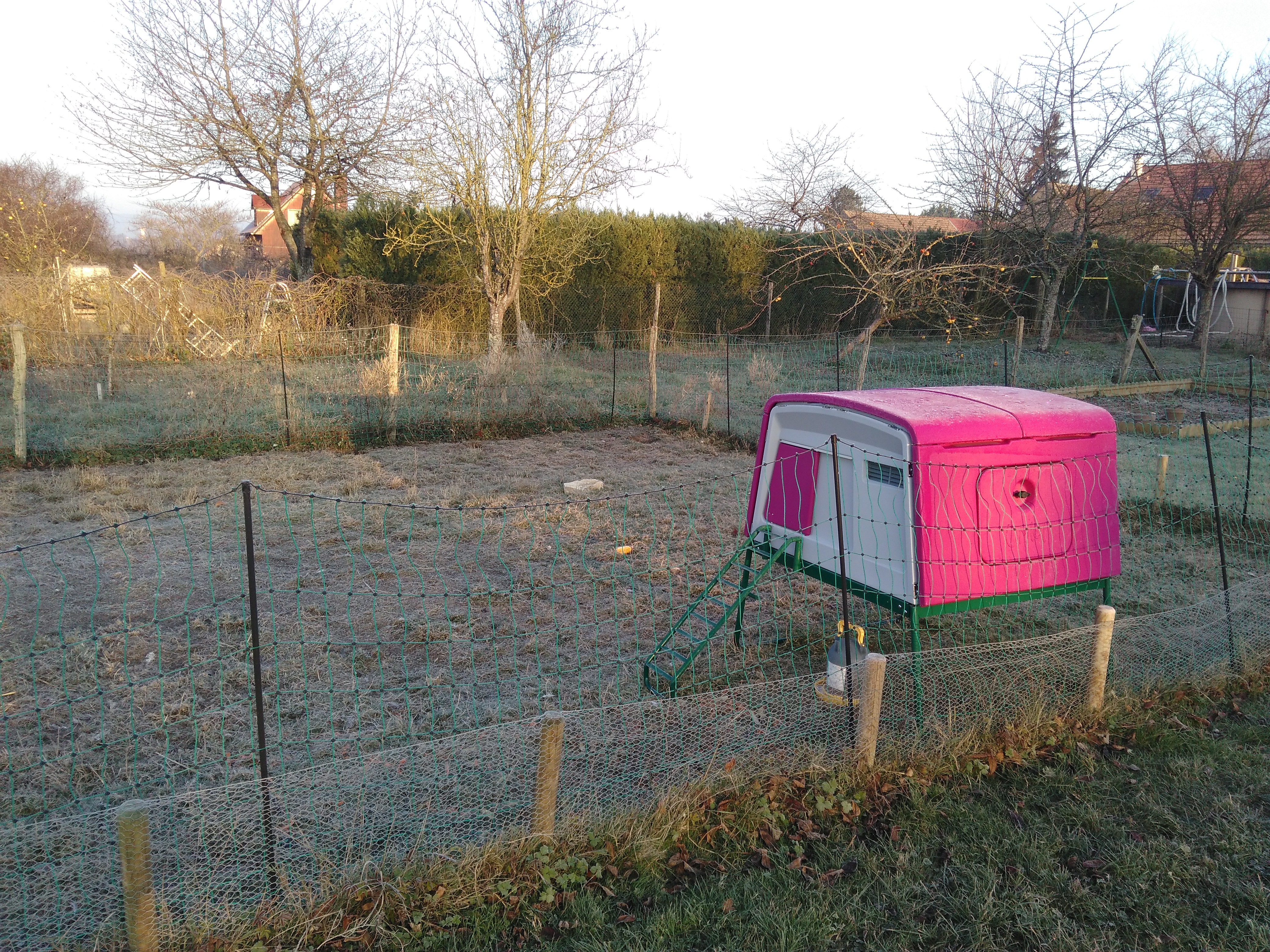 Der neue Eglu Cube Hühnerstall winterfest, fahrbar und